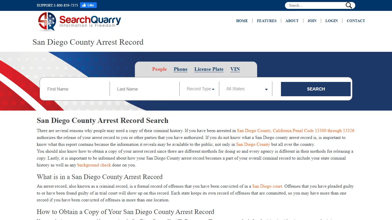 San Diego County Arrest Record - SearchQuarry
